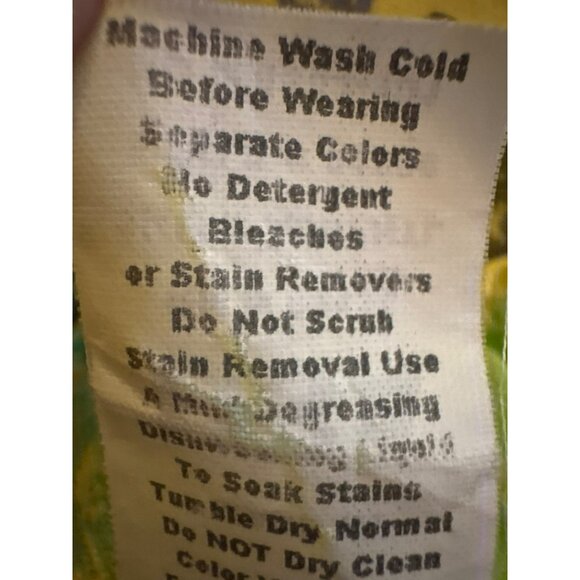 Fresh Produce Yellow Floral A-Line Dress With Ruffle Hem V-Neck Short Sleeves 10 - Picture 4 of 7